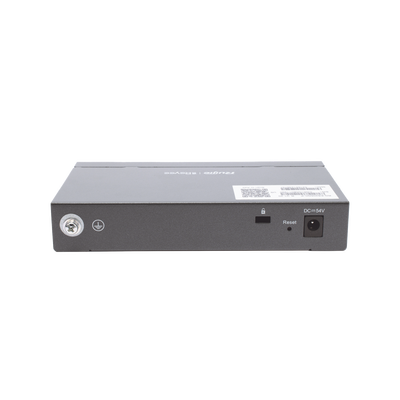 Switch Administrable PoE con 5 puertos Gigabit, 4 PoE 802.3af/at, gestión gratuita desde la nube, 54w RUIJIE - Vista 4