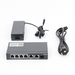Switch Administrable con 4 puertos Gigabit PoE, 2 Uplink Gigabit y 1 Uplink Gigabit para Fibra SFP en combo, gestión gratu...