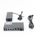 Switch Administrable con 4 puertos Gigabit PoE, 2 Uplink Gigabit y 1 Uplink Gigabit para Fibra SFP en combo, gestión gratu...