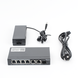 Switch Administrable con 4 puertos Gigabit PoE, 2 Uplink Gigabit y 1 Uplink Gigabit para Fibra SFP en combo, gestión gratu...