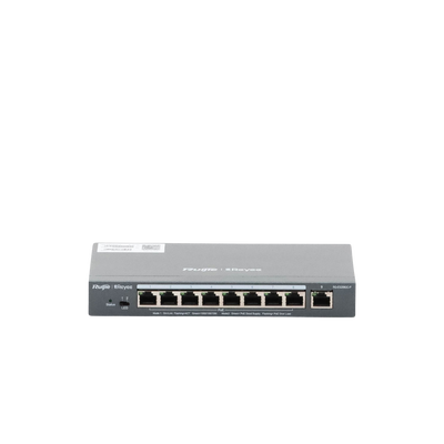 Switch Administrable 8 Puertos PoE+ 802.3af/at Gigabit, gestión gratuita desde la nube, 120w RUIJIE - Vista 7