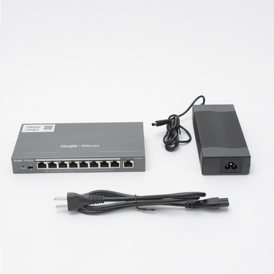 Switch Administrable 8 Puertos PoE+ 802.3af/at Gigabit, gestión gratuita desde la nube, 120w RUIJIE - Vista 9