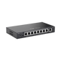 Switch Administrable 8 Puertos PoE+ 802.3af/at Gigabit, gestión gratuita desd...