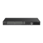 Switch Smart PoE con 24 puertos Gigabit PoE 802.3af/at + 2 SFP para fibra 1Gb...