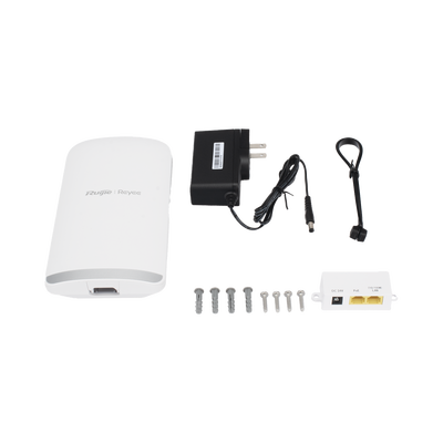 AP PtP o CPE Banda 5Ghz, Especializado para Cámaras, Compatible con AirMetro, 2 Puertos PoE Out 802.3AF hasta 15.4W Totale...
