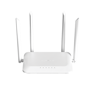 Home Router Inalámbrico Wi-Fi 5 Doble Banda, 1 Puerto Wan 10/100 y 3 Puertos Lan 10/100 Hasta 1,200 Mbps RUIJIE - Vista 6
