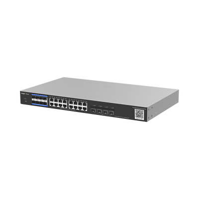 e-Lighten OLT / Switch Hibrido, Capa 3 con 8 Puertos PON 1G, 16  Puertos Ethernet 1G y 4 Puertos SFP+ 10G, perfecto para m...