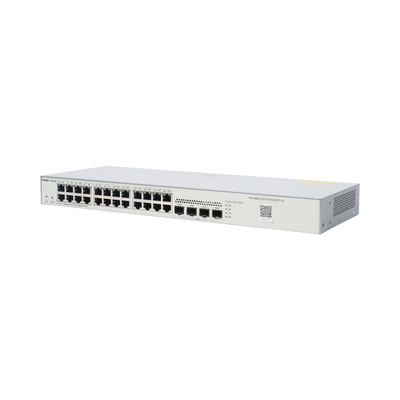 Switch Administrable L2, 24 Puertos Eth 1G, 4 puertos SFP 1G, Administración Remota en la Nube. RUIJIE - Vista 4