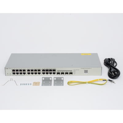 Switch Administrable L2, 24 Puertos Eth 1G, 4 puertos SFP 1G, Administración Remota en la Nube. RUIJIE - Vista 7