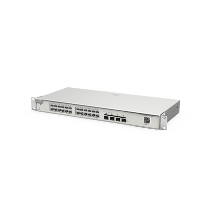 Switch Administrable Capa 2+ Plus, con 24 puertos Gigabit, 4 puertos SFP+ para fibra 10Gb, gestión gratuita desde la nube....