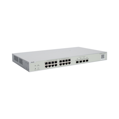 Switch Multi-Gigabit PoE++ hasta 370W, Capa 2 con 4 Puertos 2.5G (90W), 12 Puertos 2.5G (30W) y 4 Uplink SFP+ 10G , Admini...