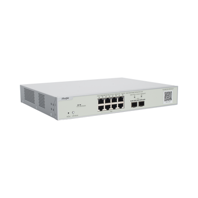 Switch Multi-Gigabit PoE+ Capa 2 con 8 Puertos 2.5G PoE+ hasta 240W y 2 Uplink SFP+ 10G ,Administrable Cloud, Diseñado Par...