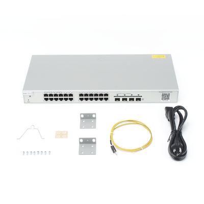 Switch Administrable Capa 3 con 24 puertos Gigabit + 4 SFP+ para fibra 10Gb, gestión gratuita desde la nube RUIJIE - Vista 5