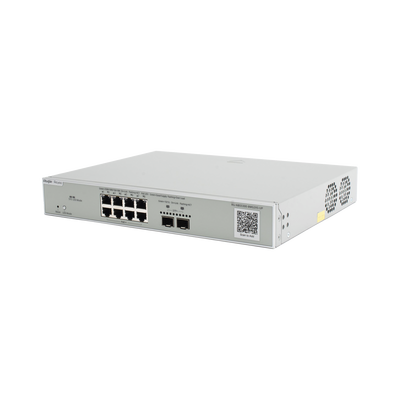 Switch Multi-Gigabit PoE++ 370W 802.3bt Capa 3 Administrable Cloud, Diseñado Para Access Points WiFi 6/7 RUIJIE - Vista 5
