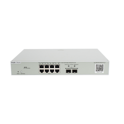 Switch Multi-Gigabit PoE++ 370W 802.3bt Capa 3 Administrable Cloud, Diseñado Para Access Points WiFi 6/7 - RUIJIE