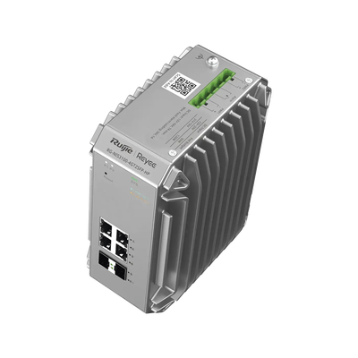 Switch Industrial PoE hasta , Ideal para temperaturas Extremas y protección contra descargas, 4 Puertos Gigabit PoE 802.3 ...