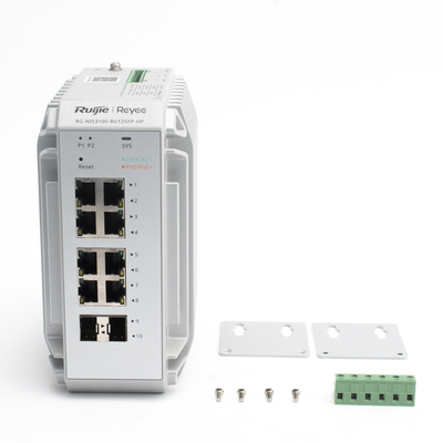 Switch Industrial PoE, Ideal para temperaturas Extremas y protección contra descargas, 8 puertos Gigabit PoE 802.3af/at + ...