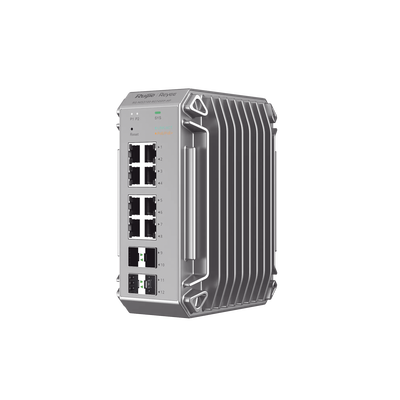 Switch Industrial PoE, Ideal para temperaturas Extremas y protección contra descargas, 8 Puertos Gigabit PoE 802.3 af/at, ...