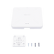 Punto de Acceso Mesh Wi-Fi 6 para Interior, se Instala en Techo o Pared, hasta 512 Usuarios y 3.2 Gbps, Doble Banda 802.11...