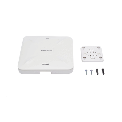 Punto de Acceso Mesh Wi-Fi 6 para Interior, se Instala en Techo o Pared, hasta 512 Usuarios y 1.7 Gbps, Doble Banda 802.11...