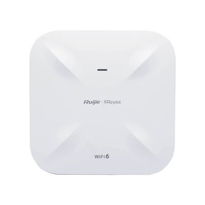 Punto de Acceso Mesh Wi-Fi 6 Industrial para Exterior / 360° / Filtros Anti Interferencia y Auto Optimización con IA - RUIJIE