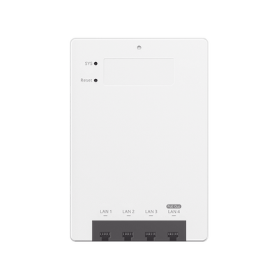 Punto de Acceso Mesh Wi-Fi 7 para interior en pared, hasta 512 usuarios ideal para Hotelería u Oficina. RUIJIE - Vista 2