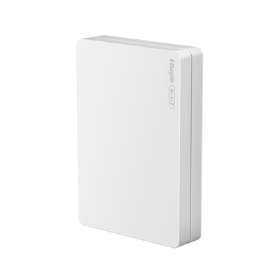 Punto de Acceso Mesh Wi-Fi 7 para interior en pared, hasta 512 usuarios ideal para Hotelería u Oficina. - RUIJIE