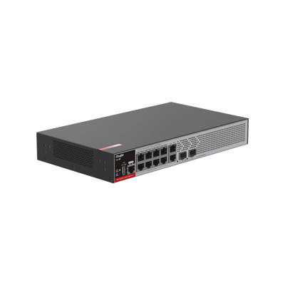 Switch PoE+ Empresarial 125 Watts, Administrable L2+, 8 Puertos PoE Gigabit , 2 Puertos Uplink Gigabit y 2 Puertos Uplink ...