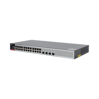 Switch Empresarial, Administrable L2+, 24 Puertos Gigabit y 4 Puertos Uplink SFP 2.5G RUIJIE - Vista 2