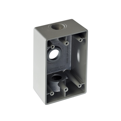 Caja Condulet FS de 3/4" (19.05mm) con tres bocas a prueba de intemperie. - RAWELT