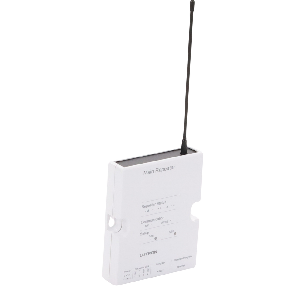 Repetidor principal RadioRA 2 / 434 MHz / alcance RF 9 m (cubre 232 m²) / Ethernet, RS232 y RS485 / reloj astronómico / hasta 100 | SIERRA STORE