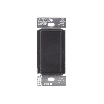 (RadioRa3) Apagador On/Off sunnata color negro satin, 8A de iluminación, 5.8A Motor LUTRON RADIORA 3 - Vista 2
