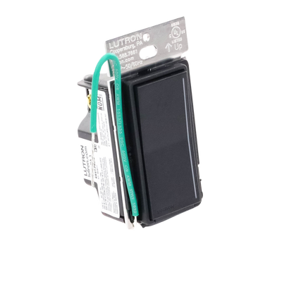 (RadioRa3) Atenuador táctil Sunnata Dimmer PRO color negro satin, requiere cable neutro / soporta 250W LED LUTRON RADIORA ...