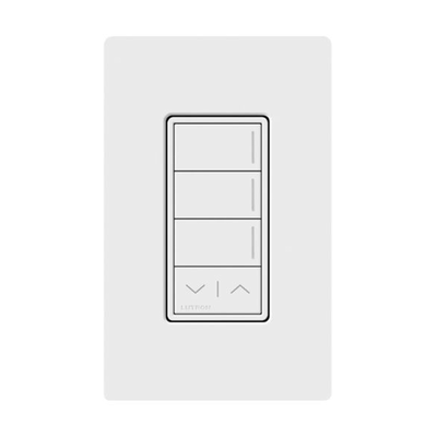 (RadioRa3) Botonera Sunnata Blanco 3 escenas, programe escenas diferentes en cada botón. - LUTRON RADIORA 3