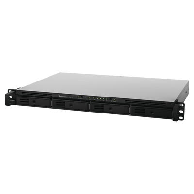 Servidor Nas para rack de 4 bahías / Expandible a 8 bahías / Hasta 96 TB / Hasta 16 cámaras | SIERRA STORE - SYNOLOGY