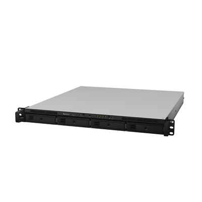 NAS RackStation RS822RP+ | 4 Bahías | 1U | AMD Ryzen V1500B | 32 GB DDR4 ECC | 4 Puertos 1GbE | Expansión PCIe | Compatibi...