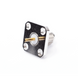 Conector SMA Hembra / Montaje Panel Cuadrado 12.7 mm (0.5 in) / 4 Perforaciones 8.64 mm (0.34 in) / Soldable / Níquel-Oro-PTFE | SIERRA STORE