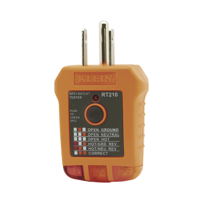 Probador de Tomacorrientes Estándar y Tomacorrientes con Interruptor de Falla a Tierra (GFCI). - KLEIN TOOLS