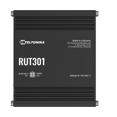 Router Industrial con 5 Puertos Ethernet / RutOS Seguro y Avanzado / Firewall y VPN Integrados / I/O Digital / Administrac...