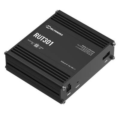 Router Industrial con 5 Puertos Ethernet / RutOS Seguro y Avanzado / Firewall y VPN Integrados / I/O Digital / Administrac...
