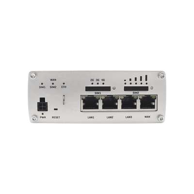 Router Industrial LTE(4.5G) Cat6, 4 puertos Gigabit, Doble ranura SIM, GNSS TELTONIKA - Vista 5