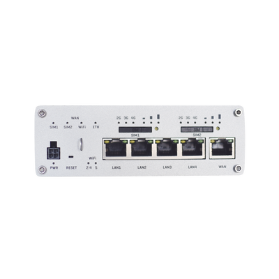 Router Industrial LTE (4.5G) cat 6, Doble Modem y doble SIM, GNSS, carcasa industrial TELTONIKA - Vista 5