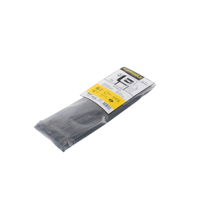 Cincho de Nylon 6.6 StrongHold™, 300mm largo x 3.6mm ancho, Color Negro, Exterior Resistente a Rayos UV, Paquete de 100pz ...