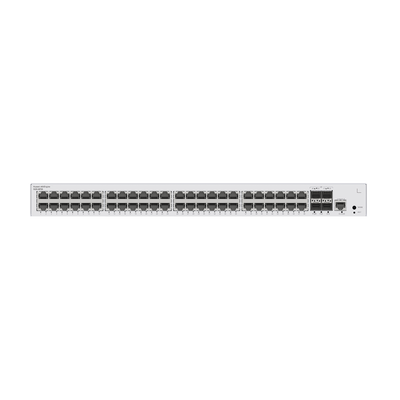 Switch de Acceso Gigabit Administrable PoE Capa 2 / 48 puertos 10/100/1000 Mbps (PoE) / 4 Puertos 1GE SFP Uplink / ERPS / ...