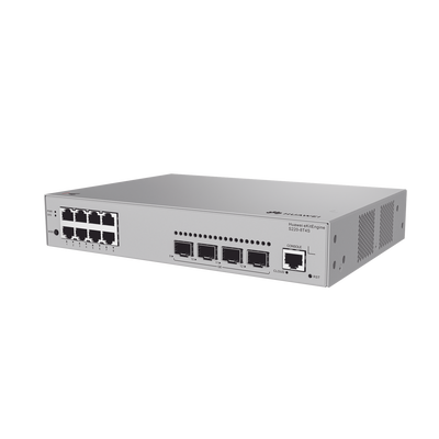 Switch de Acceso eKit Administrable Capa 2 / 8 Puertos Gigabit / 4 Puertos SFP / 1 Puerto de Consola / Gestión Gratuita de...