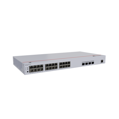 Switch de Distribución/Core Gigabit Administrable PoE Capa 3 / 24 puertos 10/100/1000 Mbps (PoE) / 4 Puertos 10GE SFP+ Upl...