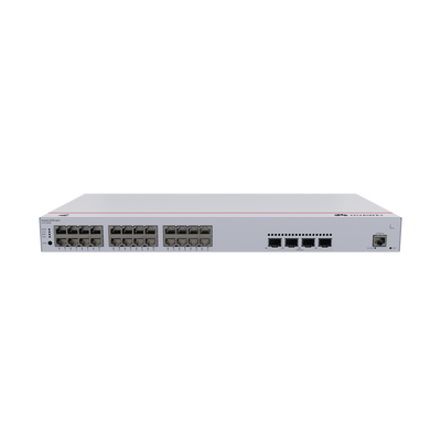 Switch de Distribución/Core Gigabit Administrable PoE Capa 3 / 24 puertos 10/100/1000 Mbps (PoE) / 4 Puertos 10GE SFP+ Upl...