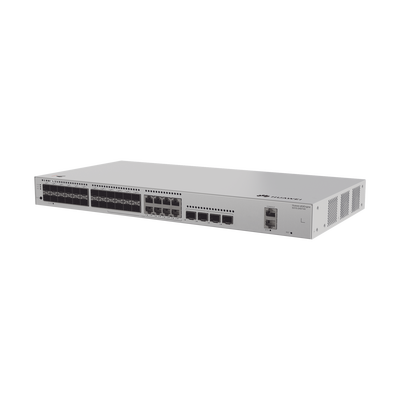 Switch de Distribución/Core Gigabit Administrable  Capa 3 / 24 puertos 1GE SFP ( Combo con 8 Puertos 10/100/1000 Mbps) / 4...