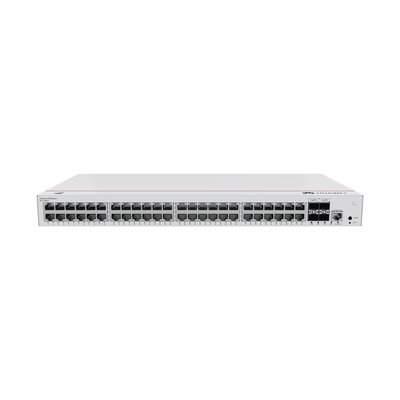 Switch de Distribución/Core Gigabit Administrable PoE Capa 3 / 48 puertos 10/100/1000 Mbps (PoE) / 4 Puertos 1GE SFP Uplink /