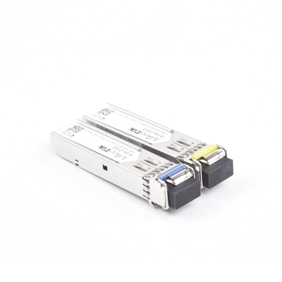 Transceptores MiniGbic SFP 1.25G LC WDM para fibra Mono Modo 20 Kms MIKROTIK - Vista 2